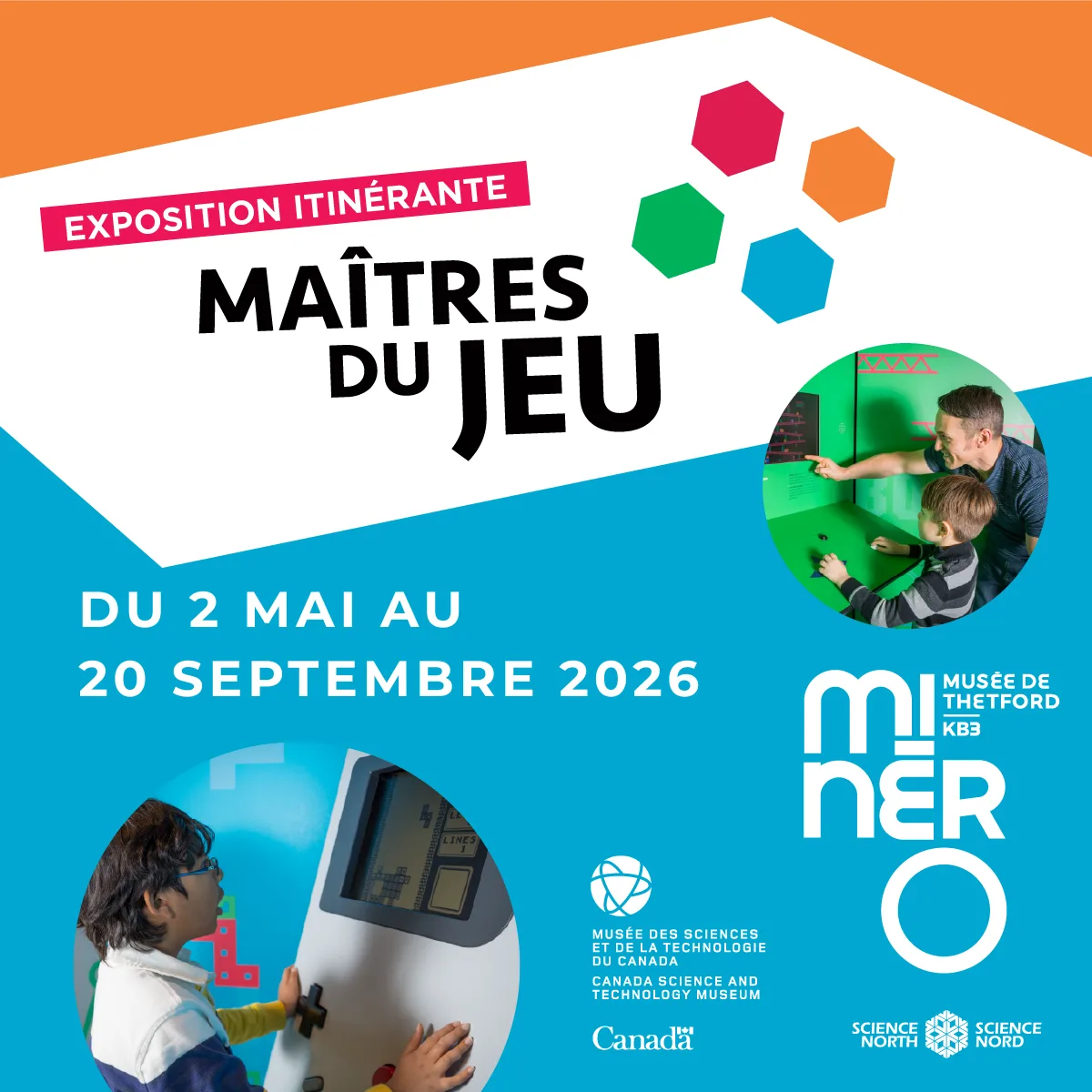 Exposition maîtres du jeu au Musée Minéro de Thetford Mines