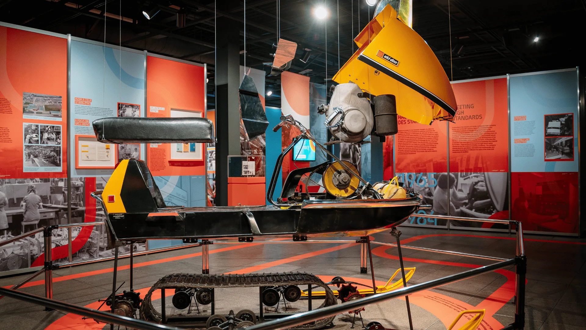 Exposition Sur toute la ligne au Musée Minéro de Thetford _ © Jean-Michel Naud Photographe